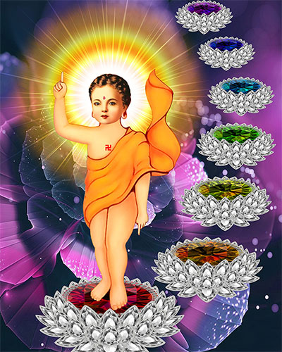 Hình ảnh Đức Phật Đản sinh